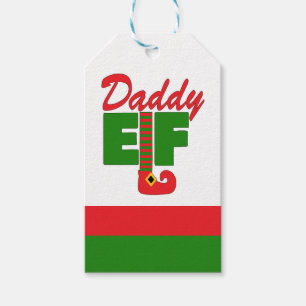 Daddy Elf  Gift Tags