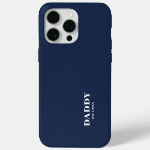 Daddy Est custom Navy Blue iPhone / iPad case