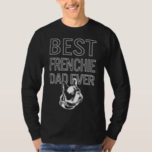 Daddy French Bulldog Dog Christmas T-Shirt