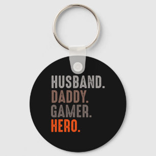 Daddy Gamer Hero - Esport Lover - Video Game  Key Ring