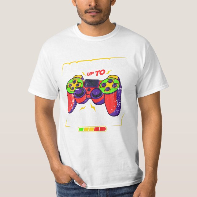 Daddy Gamer new Father  T-Shirt (Front)