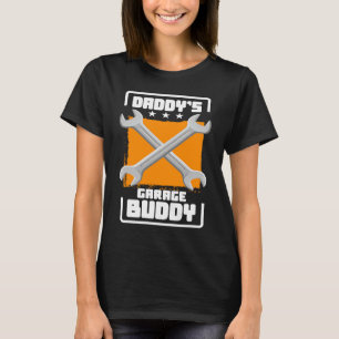 Daddy Garage Buddy Car Mechanic Vehicle Technician T-Shirt