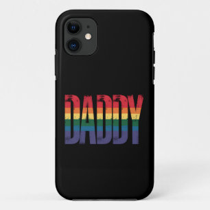 Daddy Gay Pride Month LGBTQ Fathers Day Rainbow Case-Mate iPhone Case