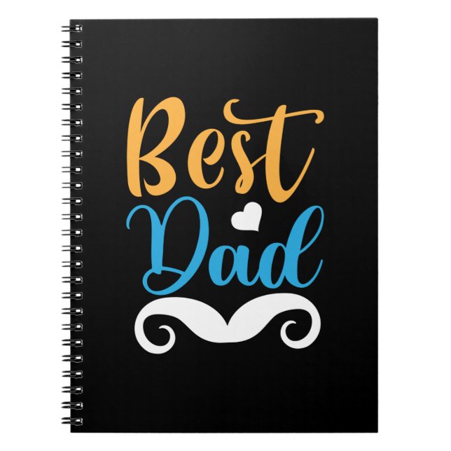 Daddy Gift Best Dad Notebook (Front)