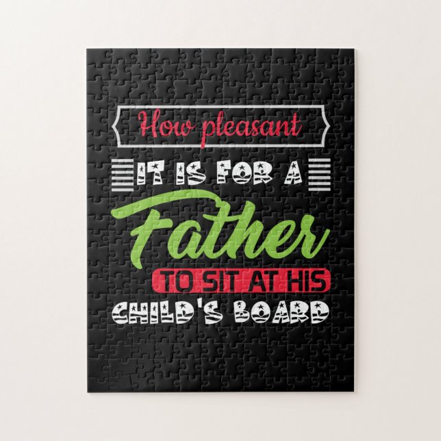 Daddy Gift It Is For A Father Jigsaw Puzzle (Vertical)