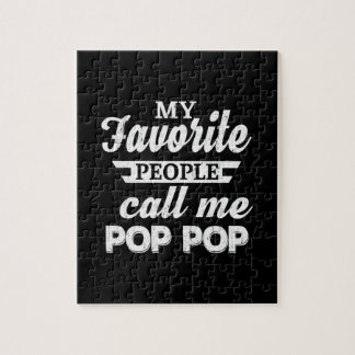 Daddy Gift My Favourite People Call Me Papa Jigsaw Puzzle