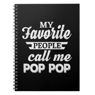 Daddy Gift My Favourite People Call Me Papa Notebook