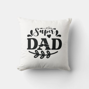 Daddy Gift Super Dad Cushion