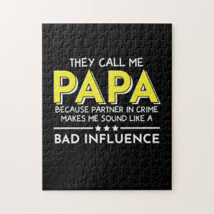 Daddy Gift They Call Me Papas Jigsaw Puzzle