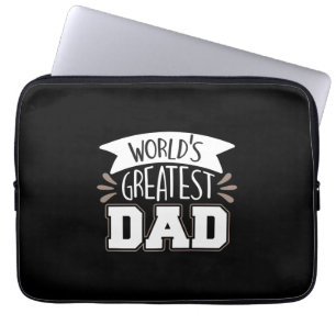 Daddy Gift World's Greatest Dad Laptop Sleeve