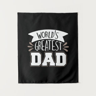 Daddy Gift World's Greatest Dad Tapestry