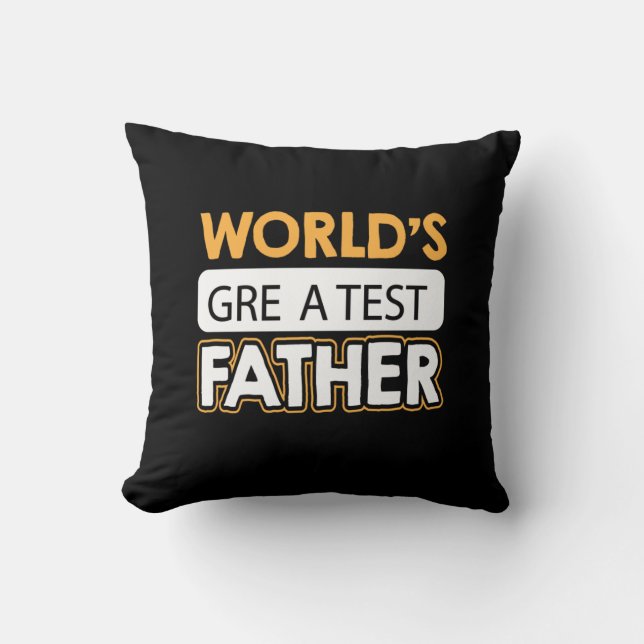 Daddy Gift World's Greatest Father Cushion (Front)