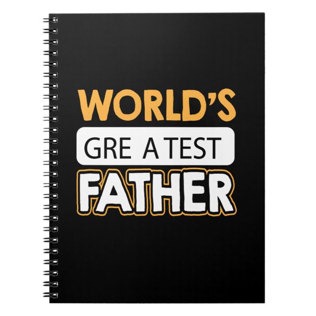 Daddy Gift World's Greatest Father Notebook (Front)