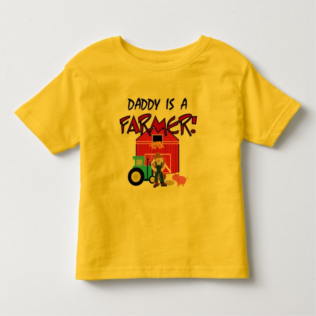 Daddy is a Farmer Tshirts and Gifts (Front)