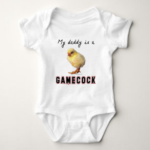 Daddy is a gamecock baby bodysuit