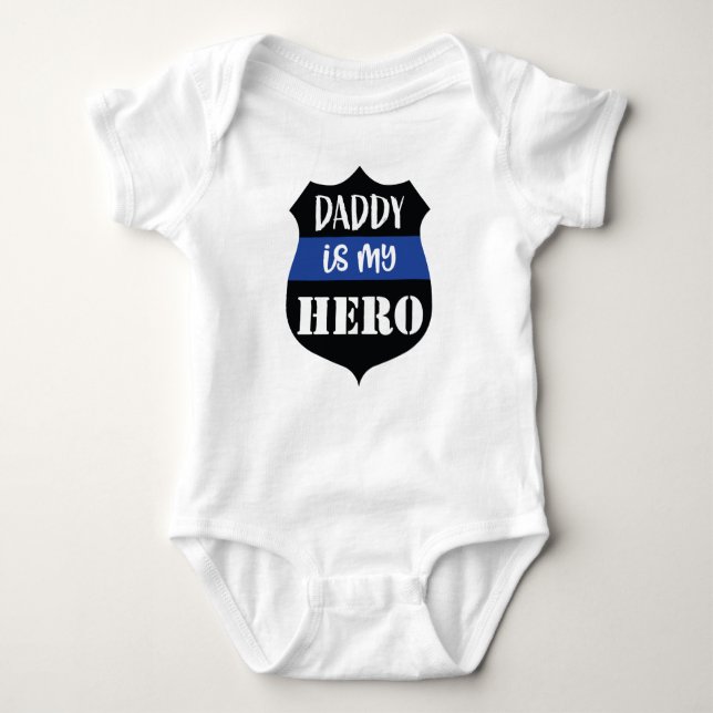 Daddy is my Hero Bodysuit (Front)