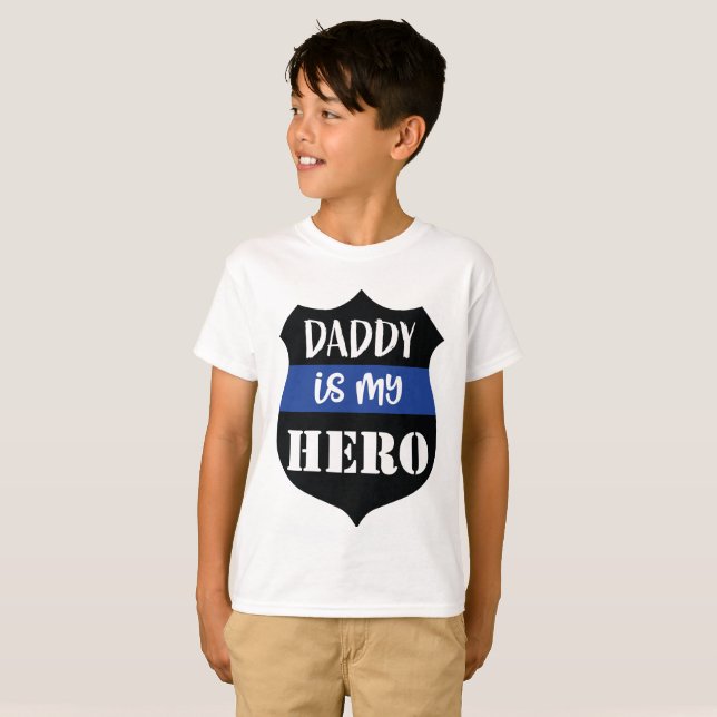 Daddy is my Hero  T-Shirt (Front Full)