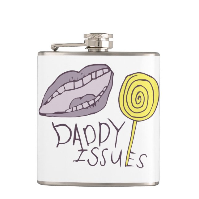 Daddy Issues Flask (Front)