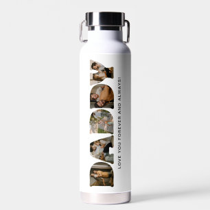DADDY Letter Photo Collage Father's Day Water Bottle