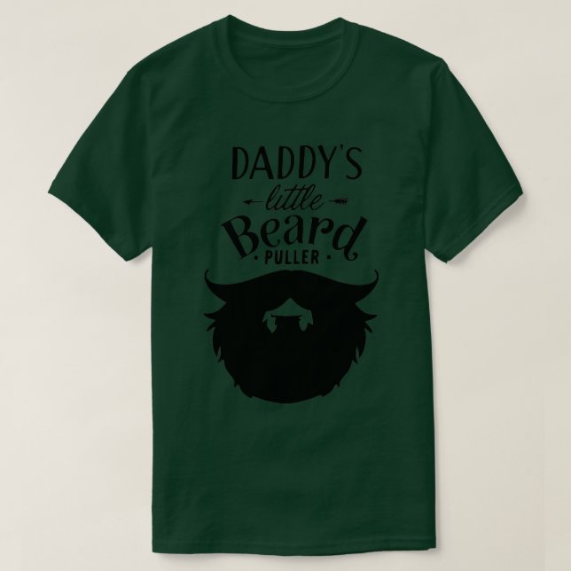 Daddy Little Beard Puller Beard Lengths Men Mens T-Shirt (Design Front)