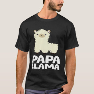 Daddy Llama Men Boys Llama Papa Llama T-Shirt