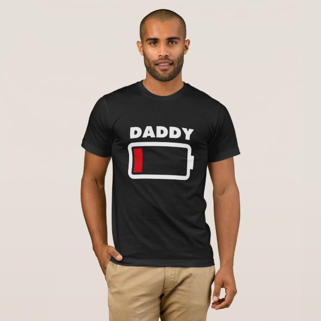 Daddy Low Battery T-Shirt (Front Full)