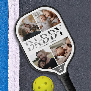 Daddy Man Myth Legend Photo Pickleball Paddle