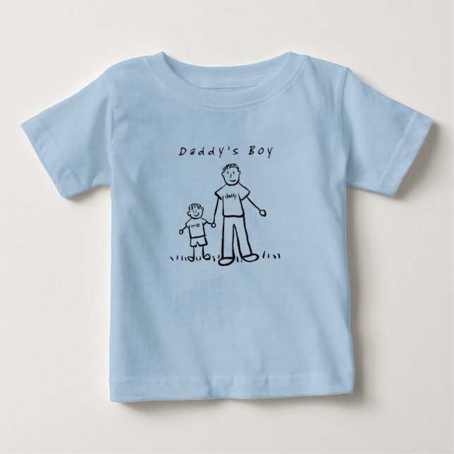 Daddy & Me T-Shirt (Drawing) (Front)