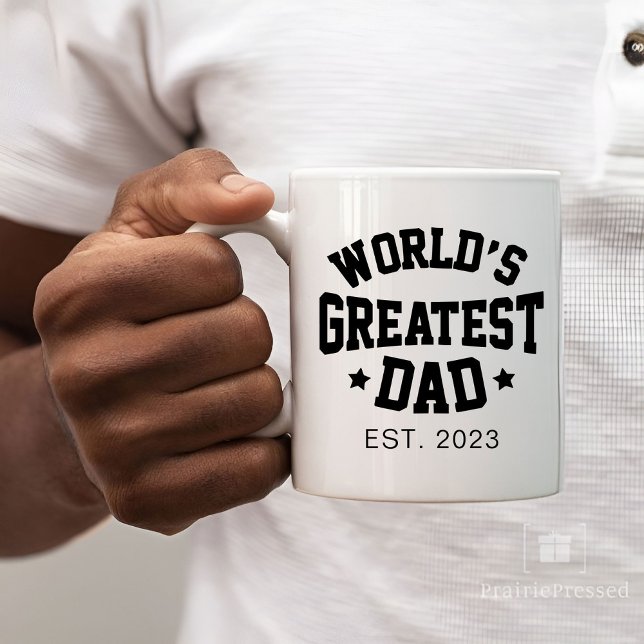 Daddy | Modern Father's Day Greatest Father Coffee Mug (Creator Uploaded)