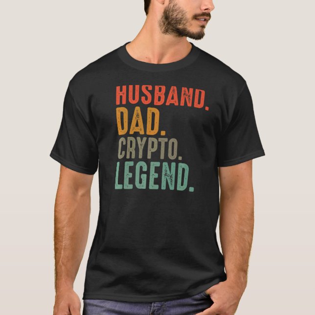 Daddy  Nft Crypto Bitcoin Trading Mining Fathers D T-Shirt (Front)