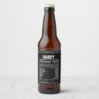 Daddy Nutritional Facts Father's Day