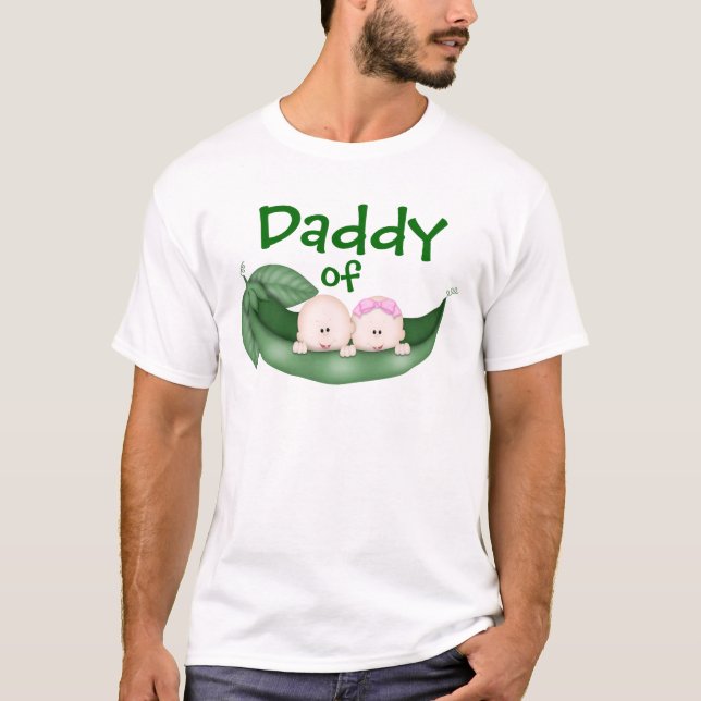 Daddy of Mixed Twins T-Shirt (Front)