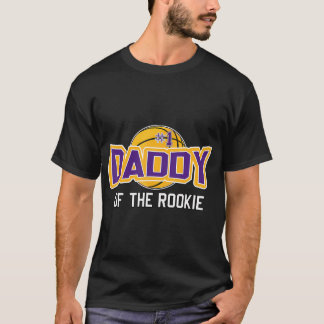 Daddy Of Rookie Year 1St Birthday Basketball Theme T-Shirt