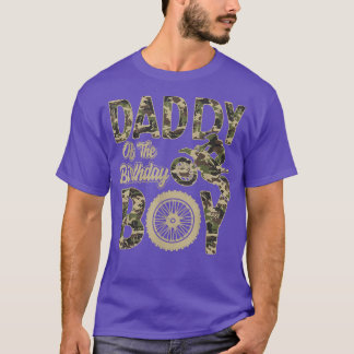 Daddy of the Birthday Boy Dirt Bike 4th B-day Part T-Shirt