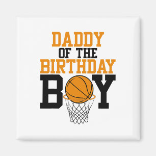 Daddy Of The Birthday Boy Sketll Family Birthday  Magnet
