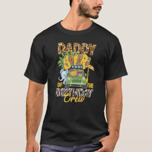Daddy Of The Birthday Crew Zoo Animal Party Matchi T-Shirt