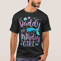 Daddy of the Birthday Girl Mermaid Party Family Ma