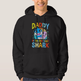 Daddy Of The Birthday Shark Dad Matching Family Hoodie