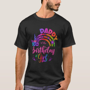 Daddy of The Birthday Unicorn Horn Girl Cute Unico T-Shirt