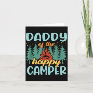 Daddy of the happy camper first birthday camping card