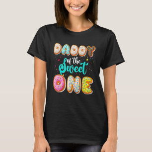 Daddy Of The Sweet One 1st Birthday Family Donut B T-Shirt