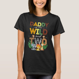 Daddy Of The Wild Two Zoo Birthday Safari Jungle A T-Shirt