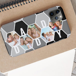 Daddy or 5 Letter Name Honeycomb Photo Collage