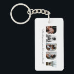 Daddy Photo Collage Keychain for Father's day<br><div class="desc">This is a keychain with a photo collage that spells out the word DADDY along with a custom message. This is the perfect gift for dad for father’s day,  his birthday or Christmas. Photos by prostooleh / Freepik.</div>