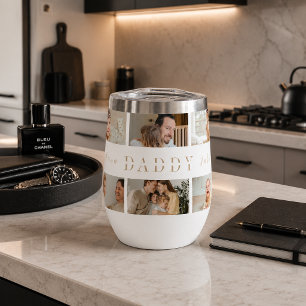 DADDY Photos Personalised Water Bottle Dad Gift