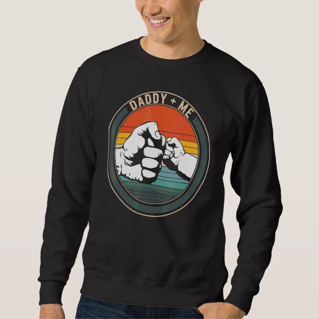 Daddy Plus Me Bond Father's Day Matching Husband B Sweatshirt (Front)
