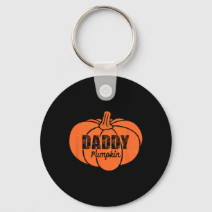 Daddy Pumpkin Matching Family Halloween Thanksgivi Key Ring