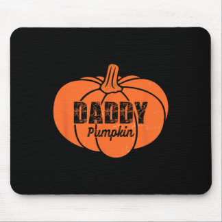 Daddy Pumpkin Matching Family Halloween Thanksgivi Mouse Pad