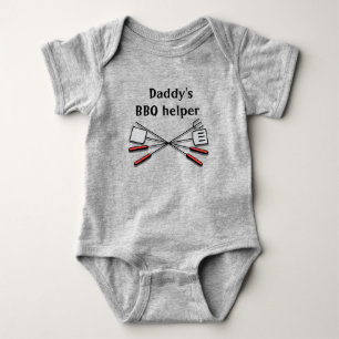 Daddy’s BBQ Helper Baby Bodysuit