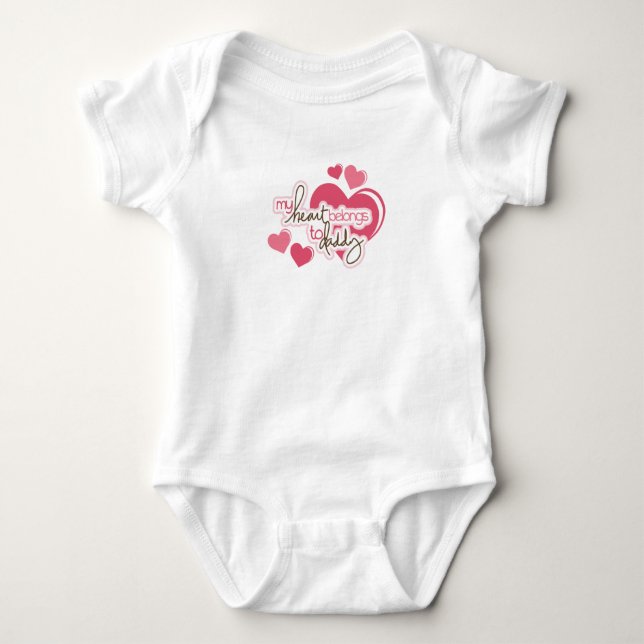 Daddy’s Girl  Baby Jersey Bodysuit (Front)